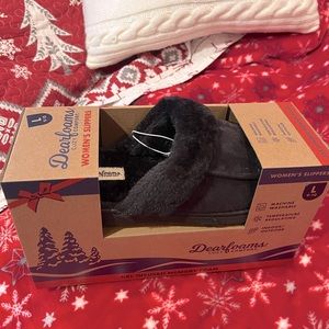 Dearfoams Fluffy Women’s Slippers